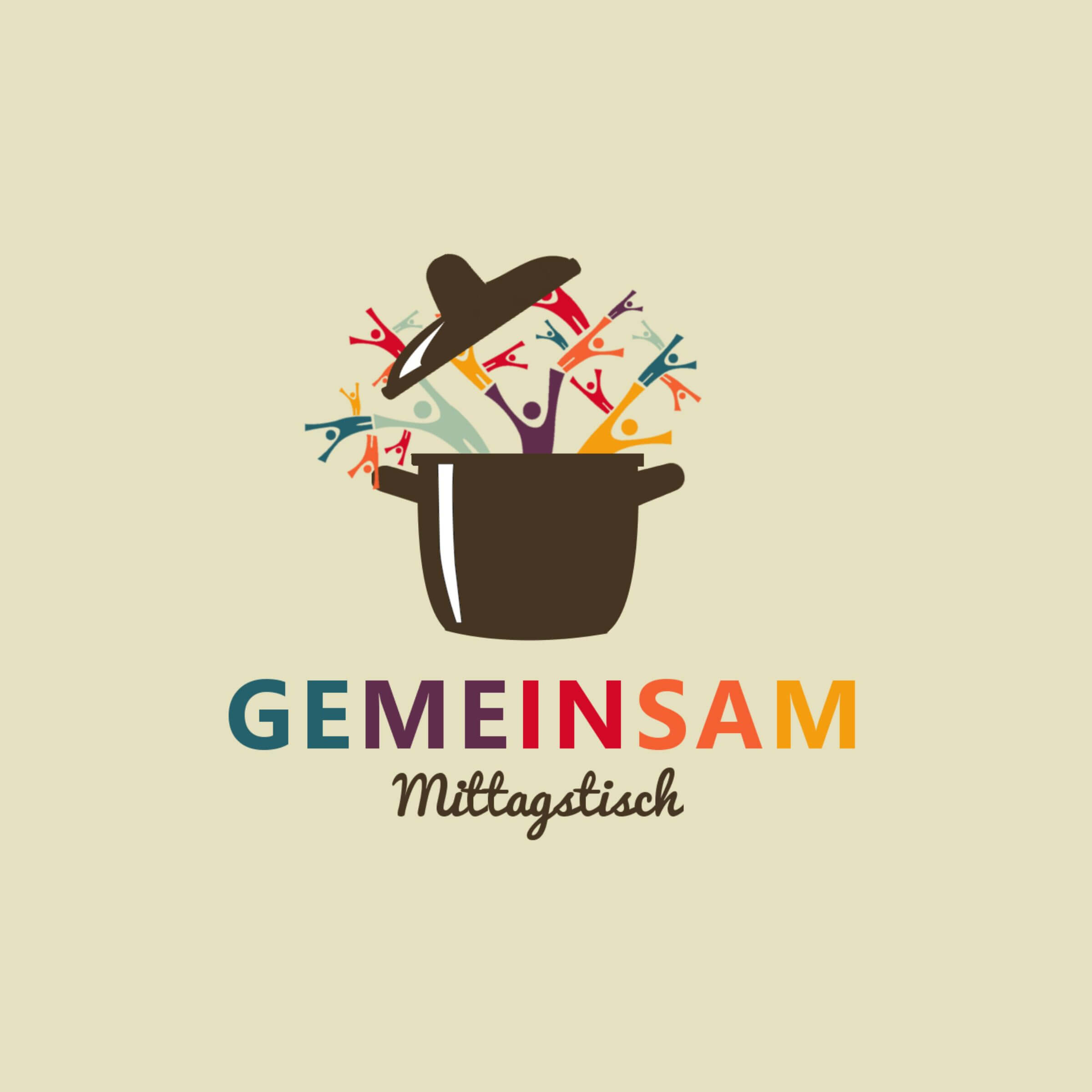Beziehungsweise lernen gemeinsam Mittagstisch